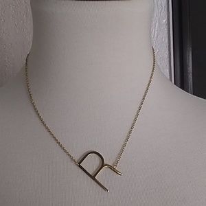 Initial R Necklace